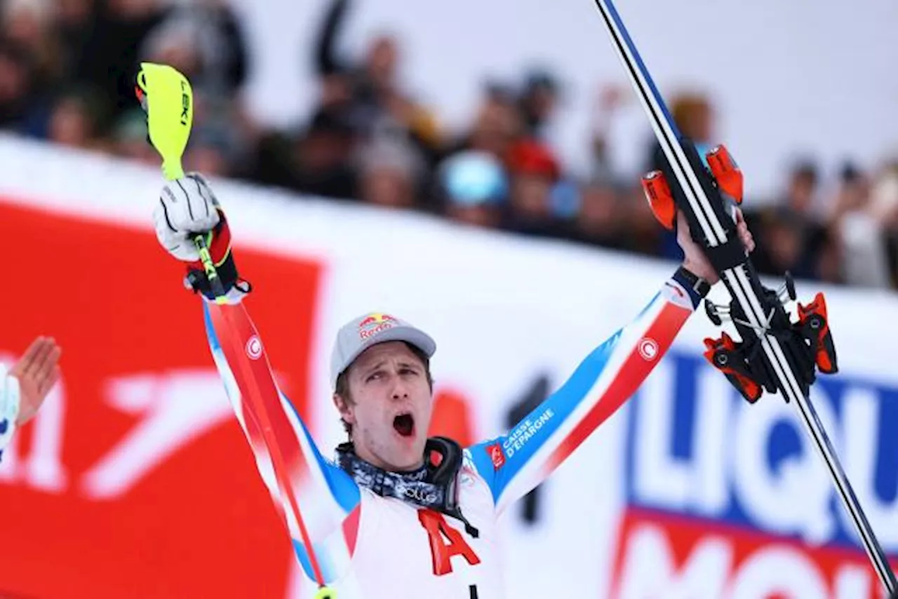 Clément Noël égale le record de victoires en slalom