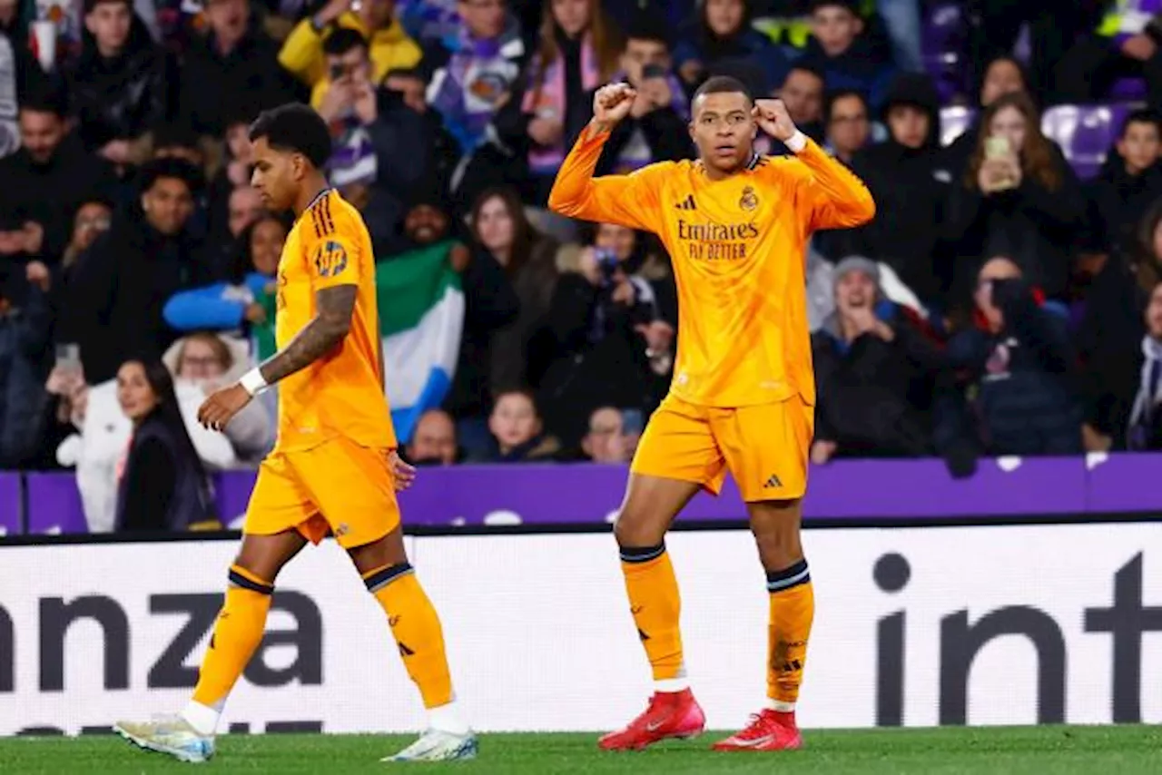 Mbappé en mode triplé: Real Madrid écrase Valladolid