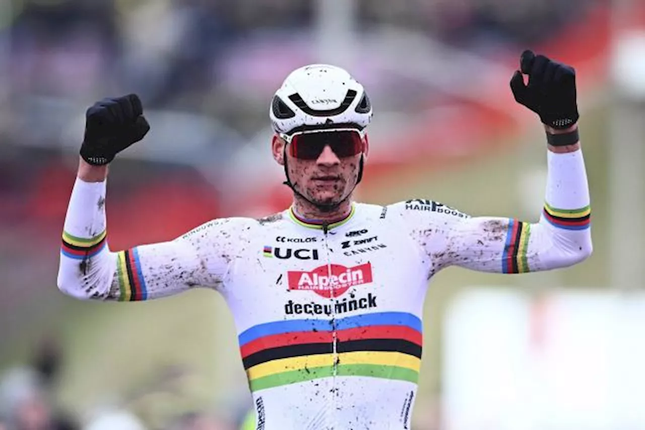 Sept sur sept pour Mathieu Van der Poel, vainqueur à Hoogerheide