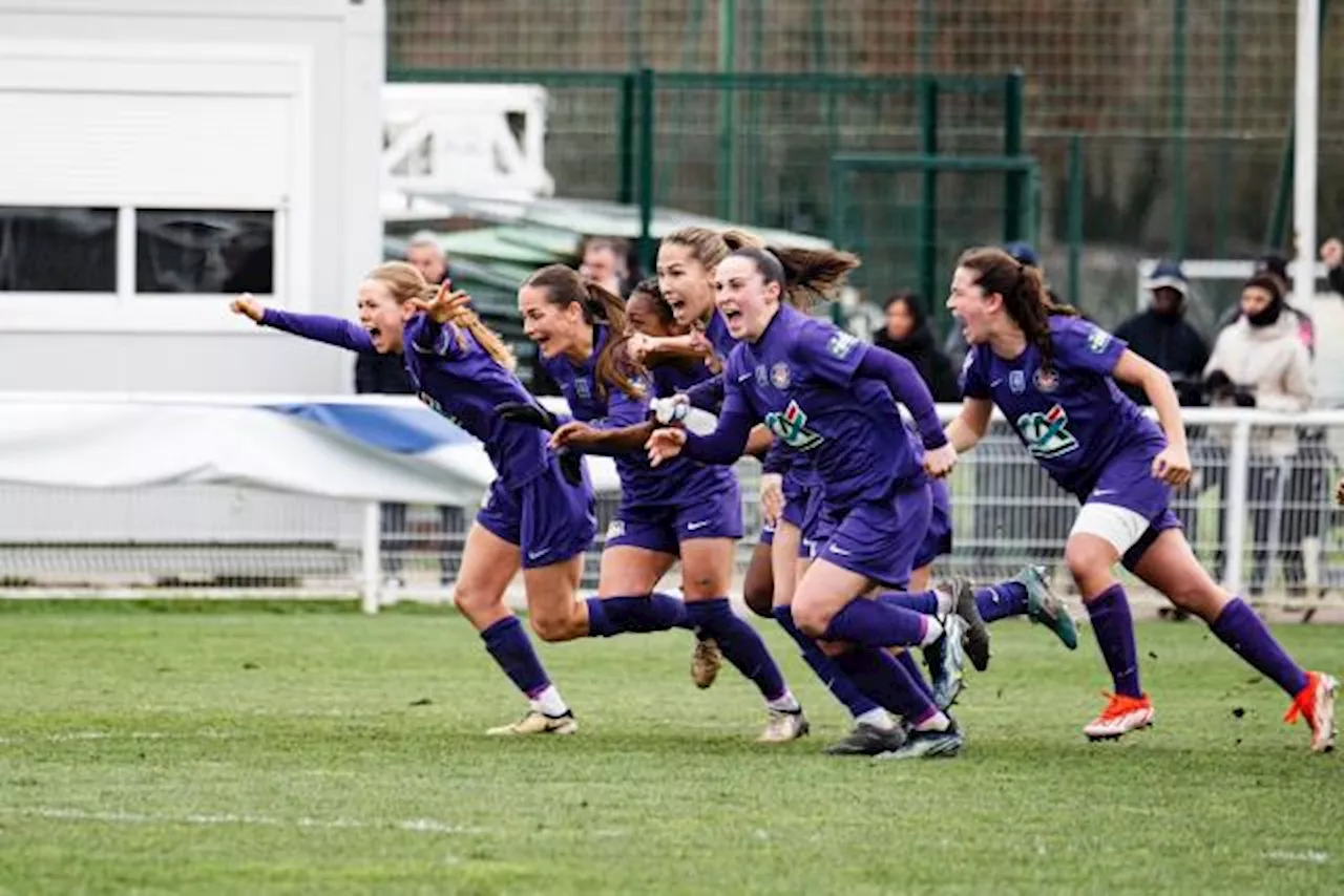 Toulouse et Lille créent la surprise en 8es de finale de la Coupe de France féminine