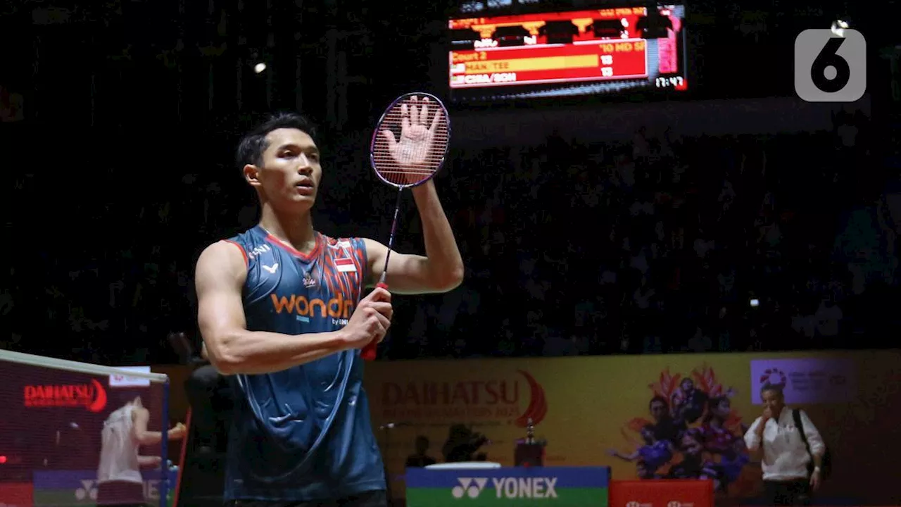 Dikalahkan Wakil Thailand, Jonatan Christie Gagal Juara Indonesia Masters 2025