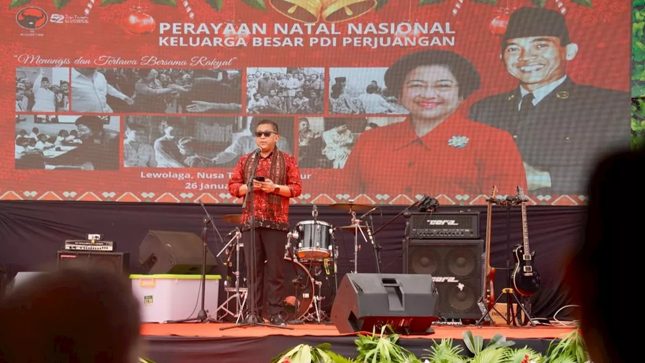 PDI Perjuangan rayakan Natal Nasional di NTT, Megawati: 'Menangis dan Tertawa Bersama Rakyat'