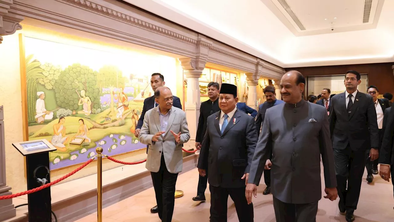 Prabowo Kunjungi Parlemen India, Pererat Hubungan Diplomatik dan Budaya