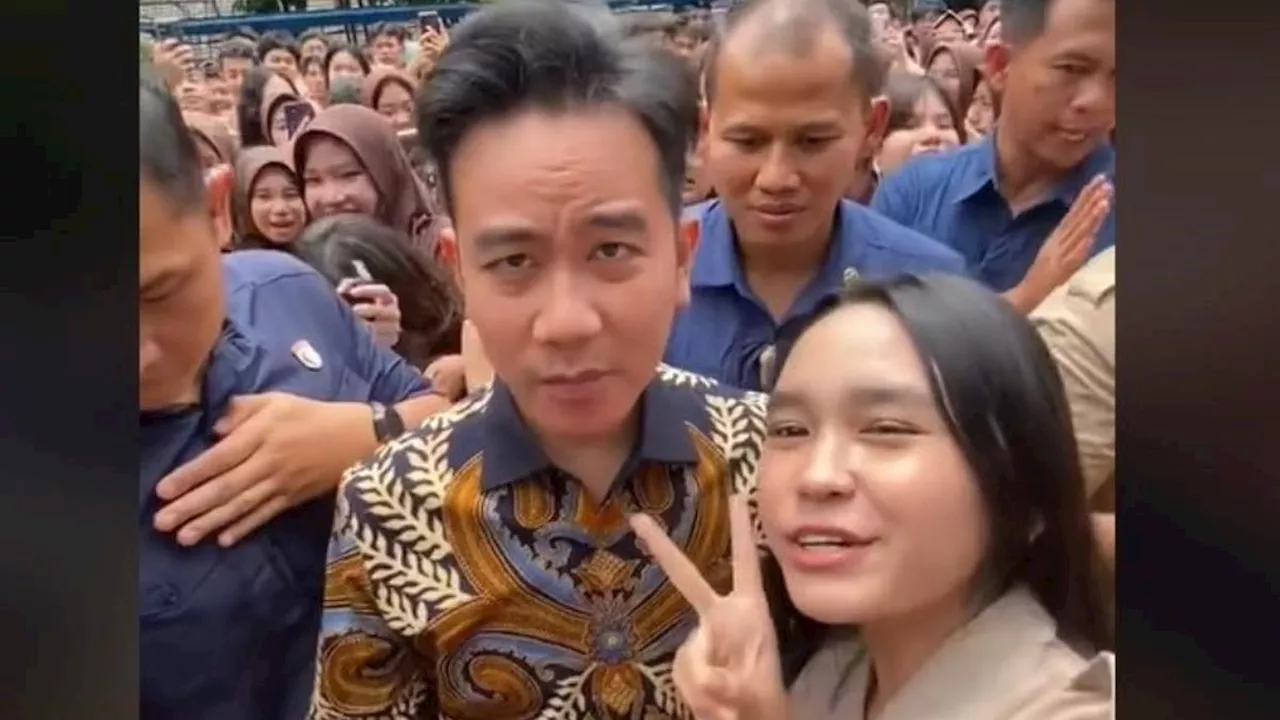 Viral Siswi Berkali-kali Salaman dan Foto Bersama Gibran Rakabuming, Warganet Singgung Selvi Ananda