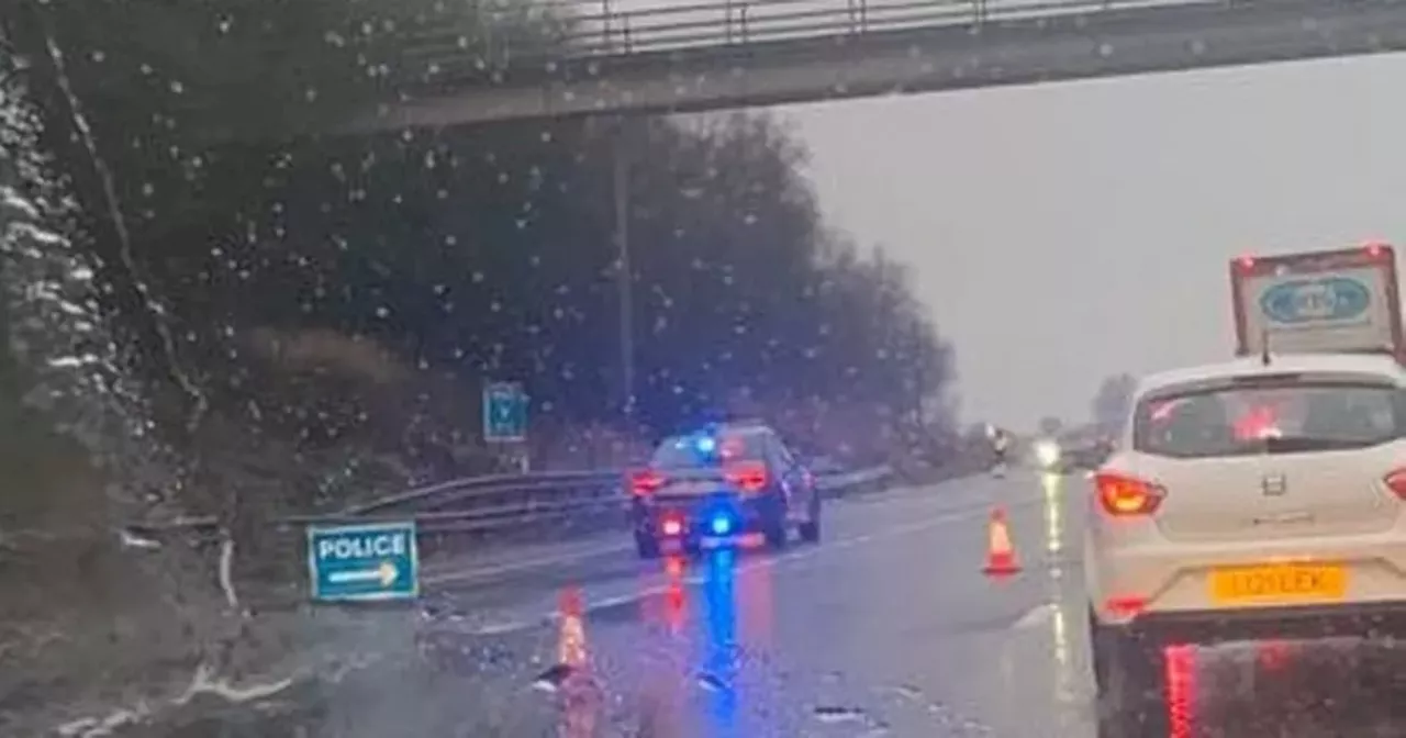 M65 Westbound Traffic Held for 30 Minutes Following Crash