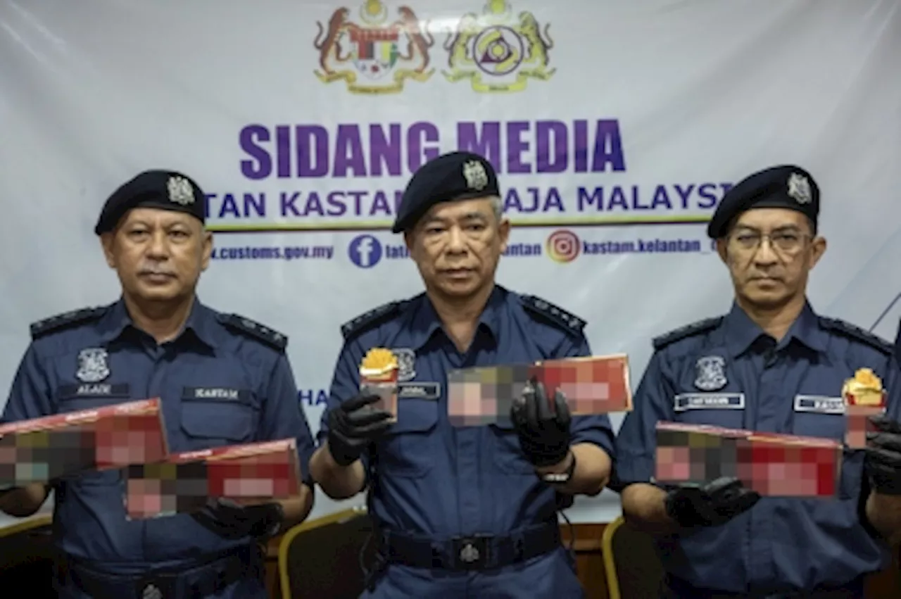 Kelantan Customs Seizes 1.24 Million Cigarettes in Smuggling Bust