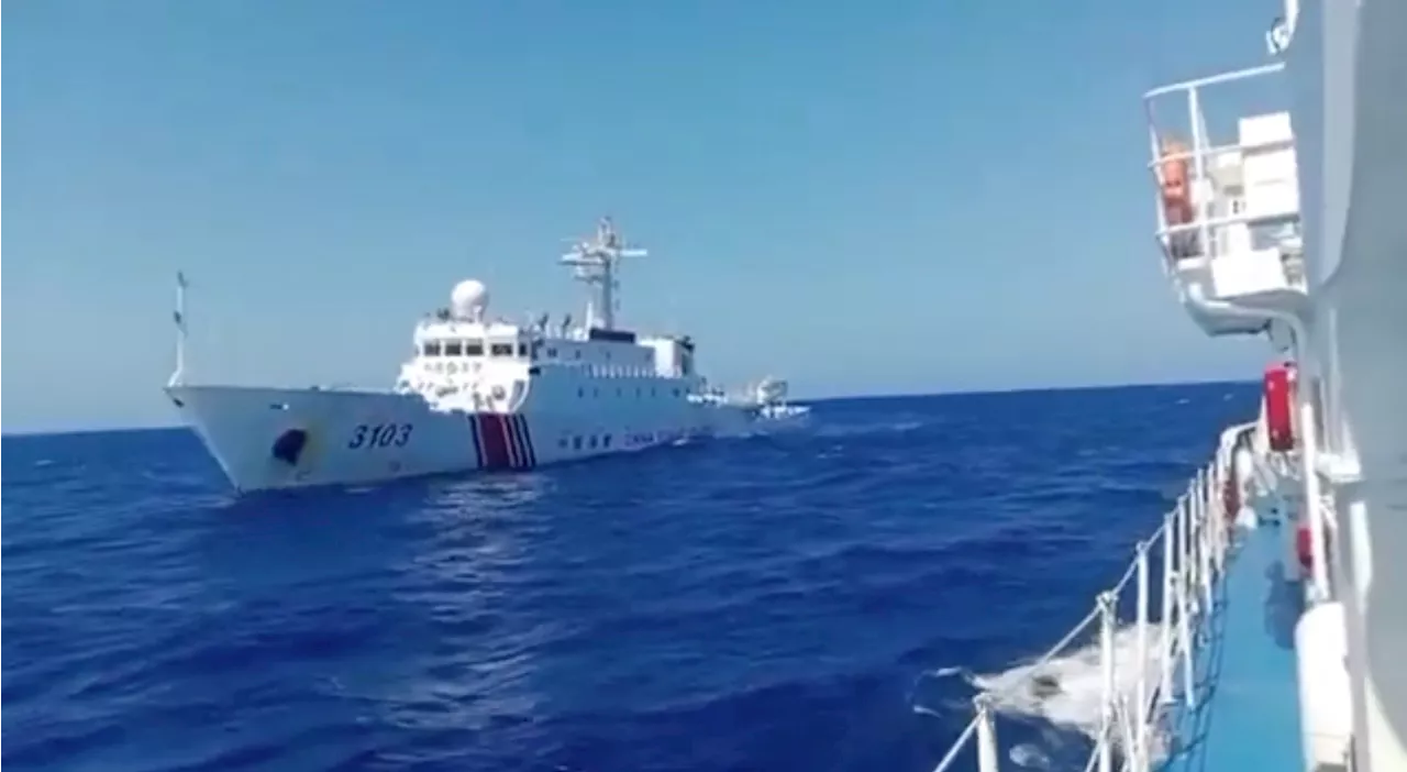 China Coast Guard Uses Sound Cannon to Harass Philippine Vessel in South China Sea