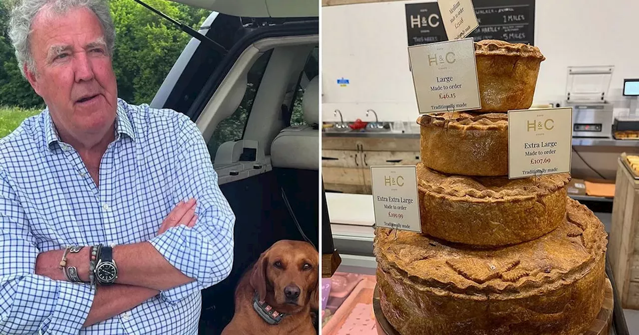 Jeremy Clarkson admits mystery filling inside giant '£200 pork pie' at his pub