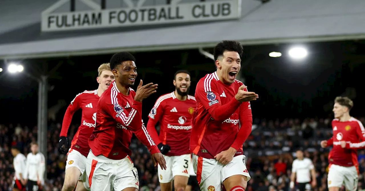 Man United player ratings vs Fulham with two 8/10s in Premier League win