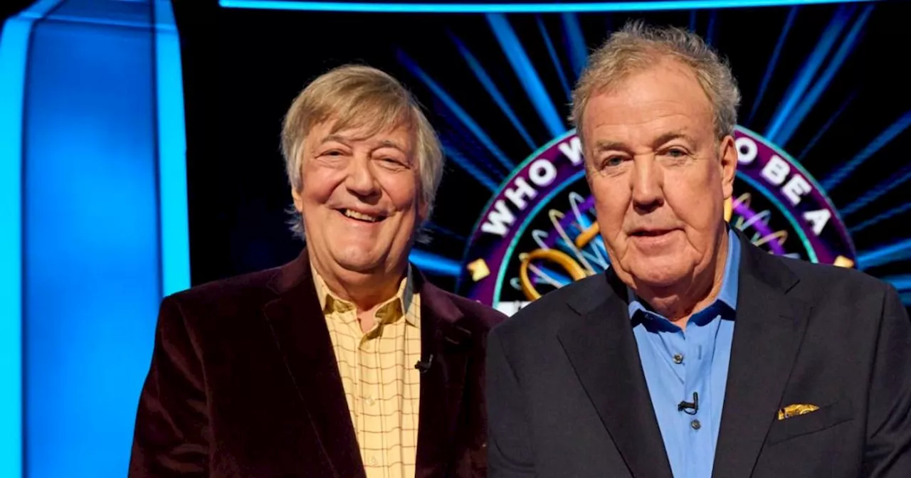 Sir Stephen Fry Bags £250,000 on Who Wants to Be A Millionaire? Thanks to Jeremy Clarkson's Help