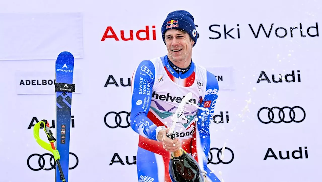 Clément Noël remporte le slalom de Kitzbühel