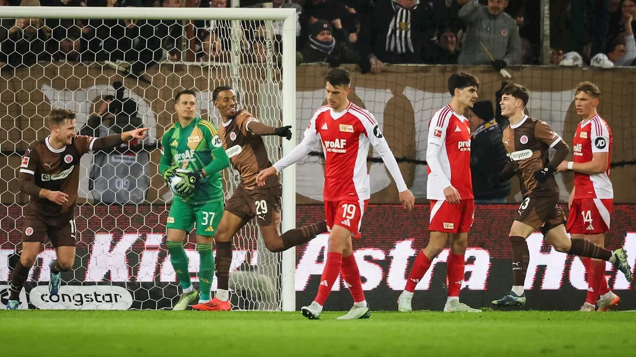 Union Berlin kassiert 0:3 Niederlage bei St. Pauli und bleibt im Abstiegskampf