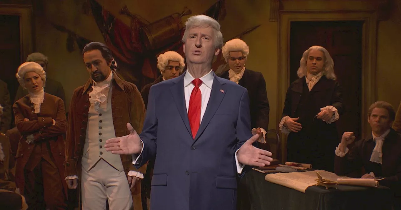 Trump Takes Over 'Hamilton' in SNL Cold Open, Mocking DEI and Lin-Manuel Miranda