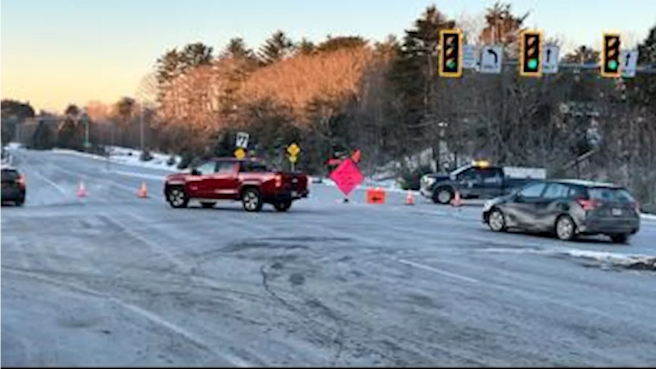 Man with machete shot by police on Maine bridge early Tuesday morning