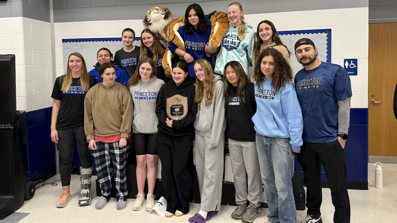 Princeton Girls Swimming Dominates Colonial Valley Conference Championship for Fourth Consecutive Year