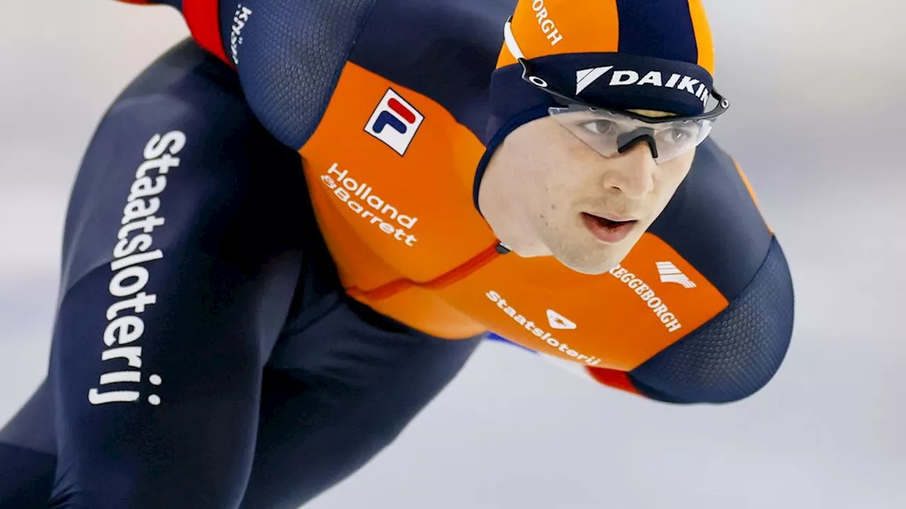 De Boo eerste Nederlander die op 500 meter onder 34 seconden schaatst