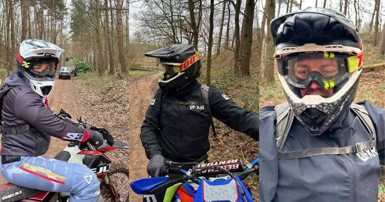 Appeal to trace trio after reports of off-road bike 'aggressively' driven at man