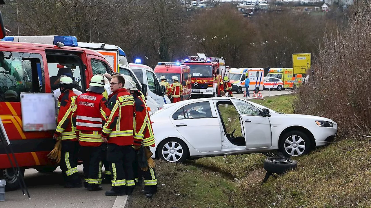 Baden-Württemberg: Kind nach Unfall im Kreis Ludwigsburg außer Lebensgefahr