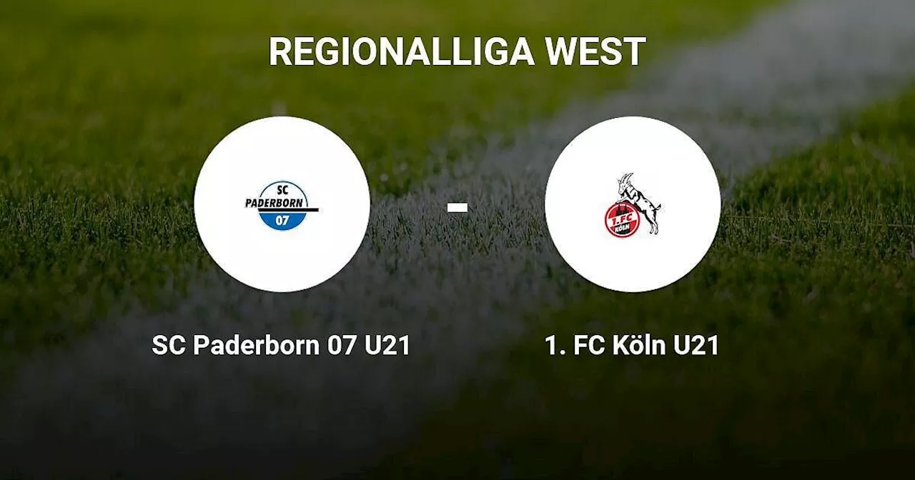 Spannendes Unentschieden: SC Paderborn 07 U21 und 1. FC Köln U21 trennen sich mit 2:2