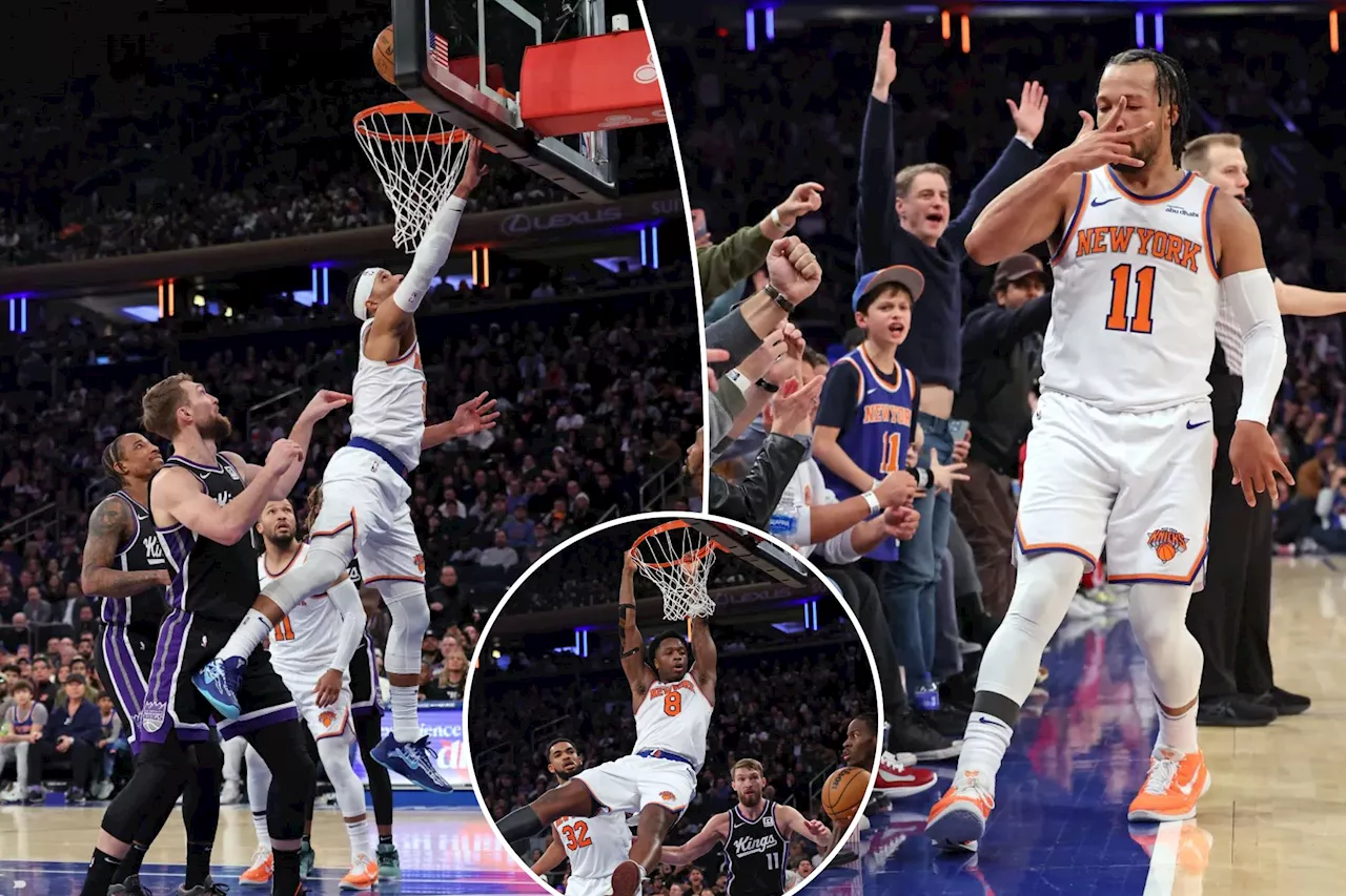 Knicks Dominate Kings in Blowout Victory