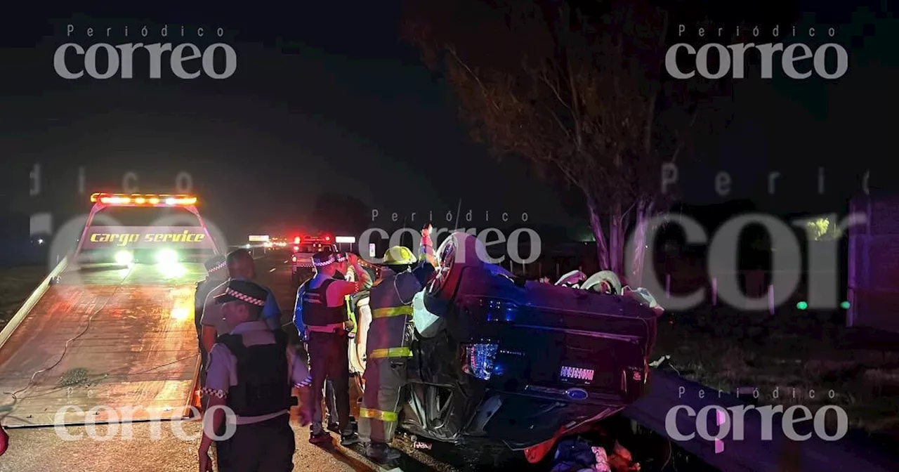 Accidentes por piedras en carretera León-Aguascalientes dejan familia herida