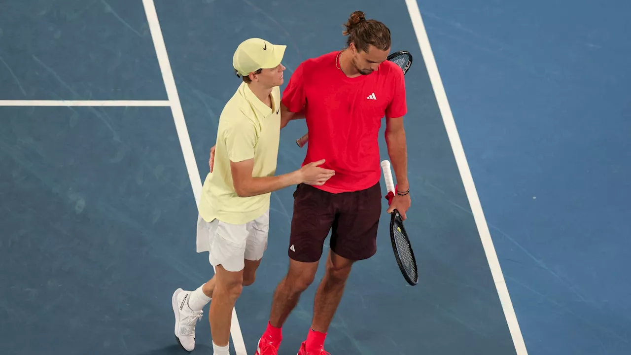 Open d'Australie: le beau geste de Sinner pour réconforter Zverev après la finale