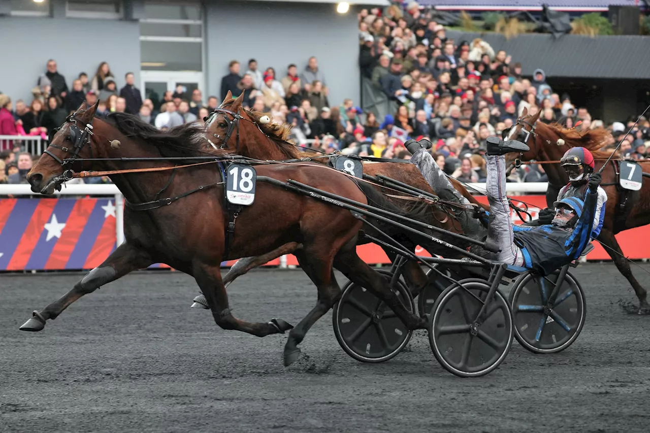 Quinté : le tenant du titre Idao de Tillard remporte le 104e Prix d'Amérique