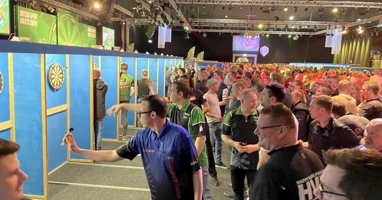 Recordaantal deelnemers Dutch Open Darts: 'We lopen tegen de limieten aan'