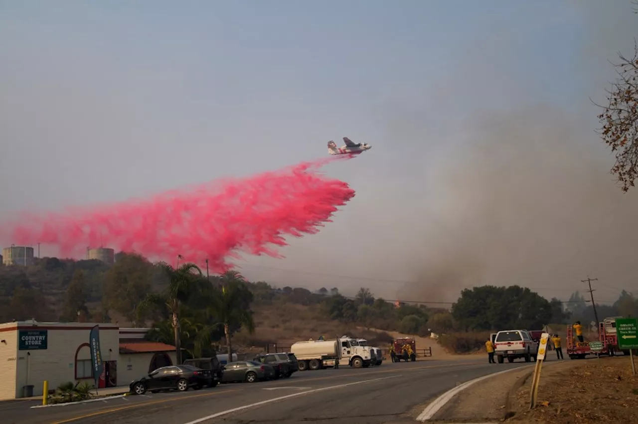 Nearly 6,300-acre fire expanding east in Otay wilderness as nearly 700 firefighters fight back