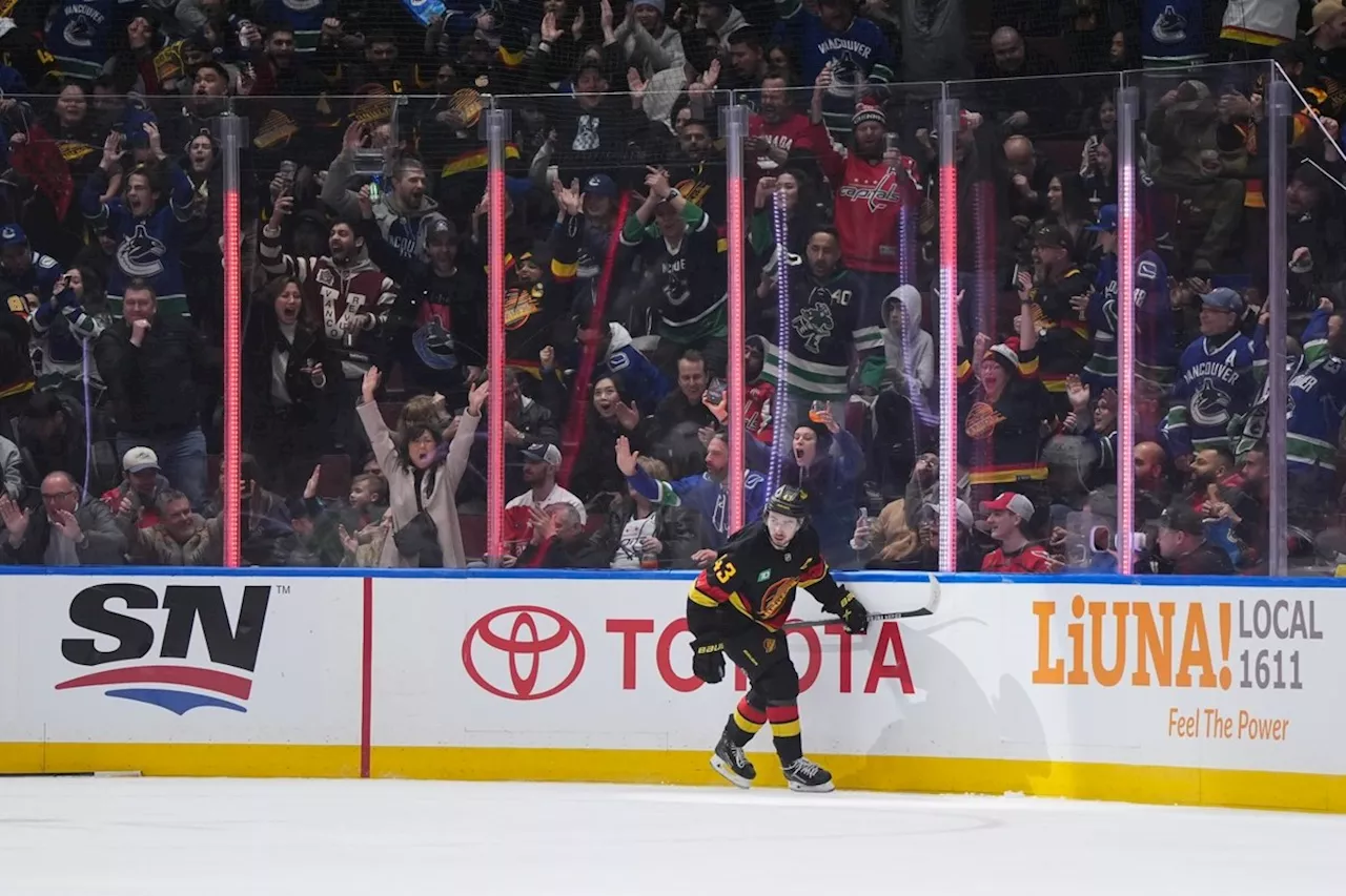 Quinn Hughes Powers Canucks Past Capitals