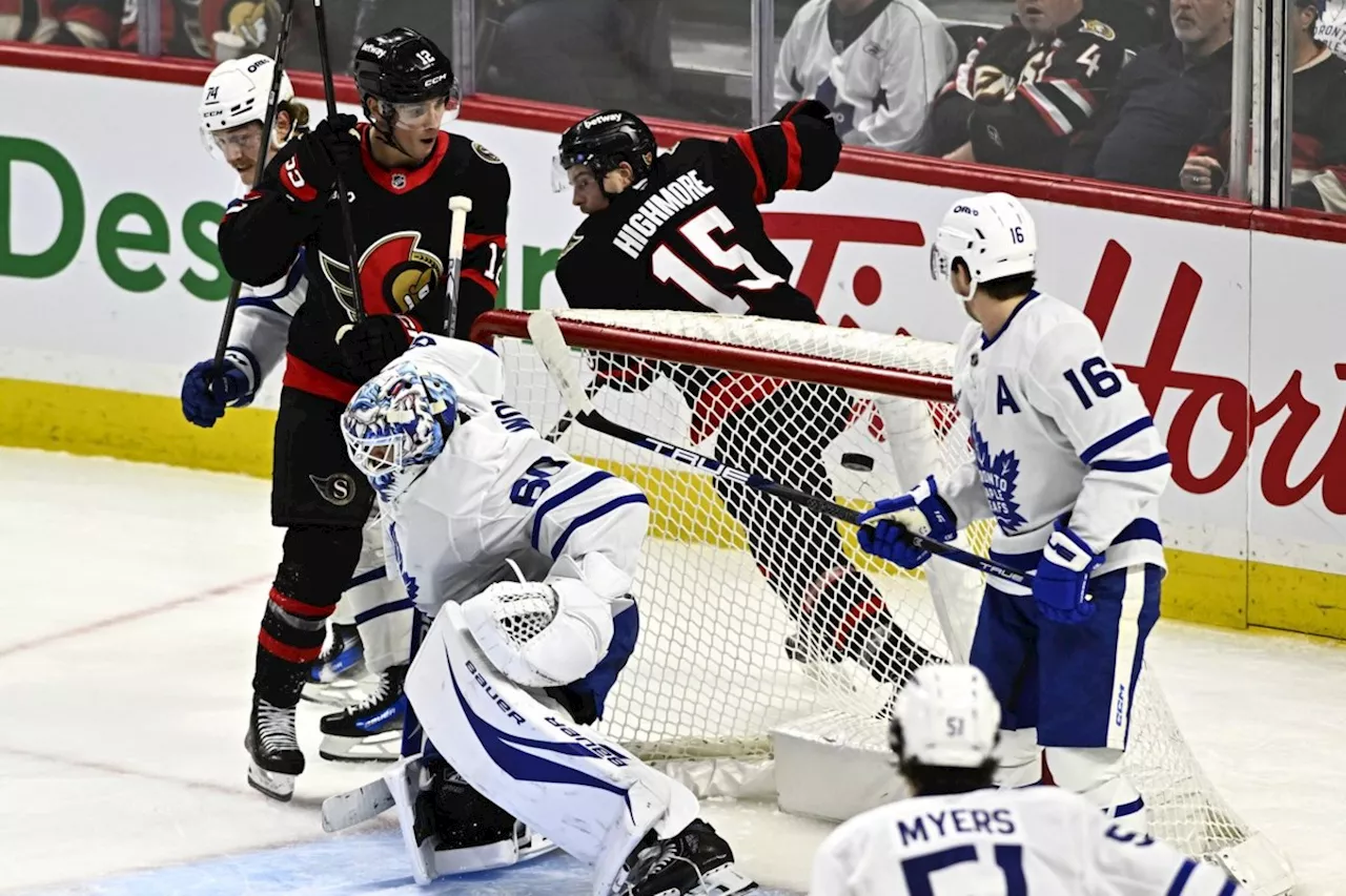 Senators Silence Leafs' Faithful with Pinto's Lucky Goal