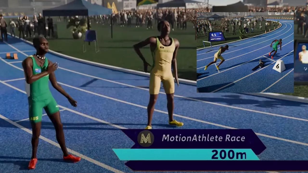 3D simulation shows what would happen in a 200m race between Usain Bolt and Gout Gout