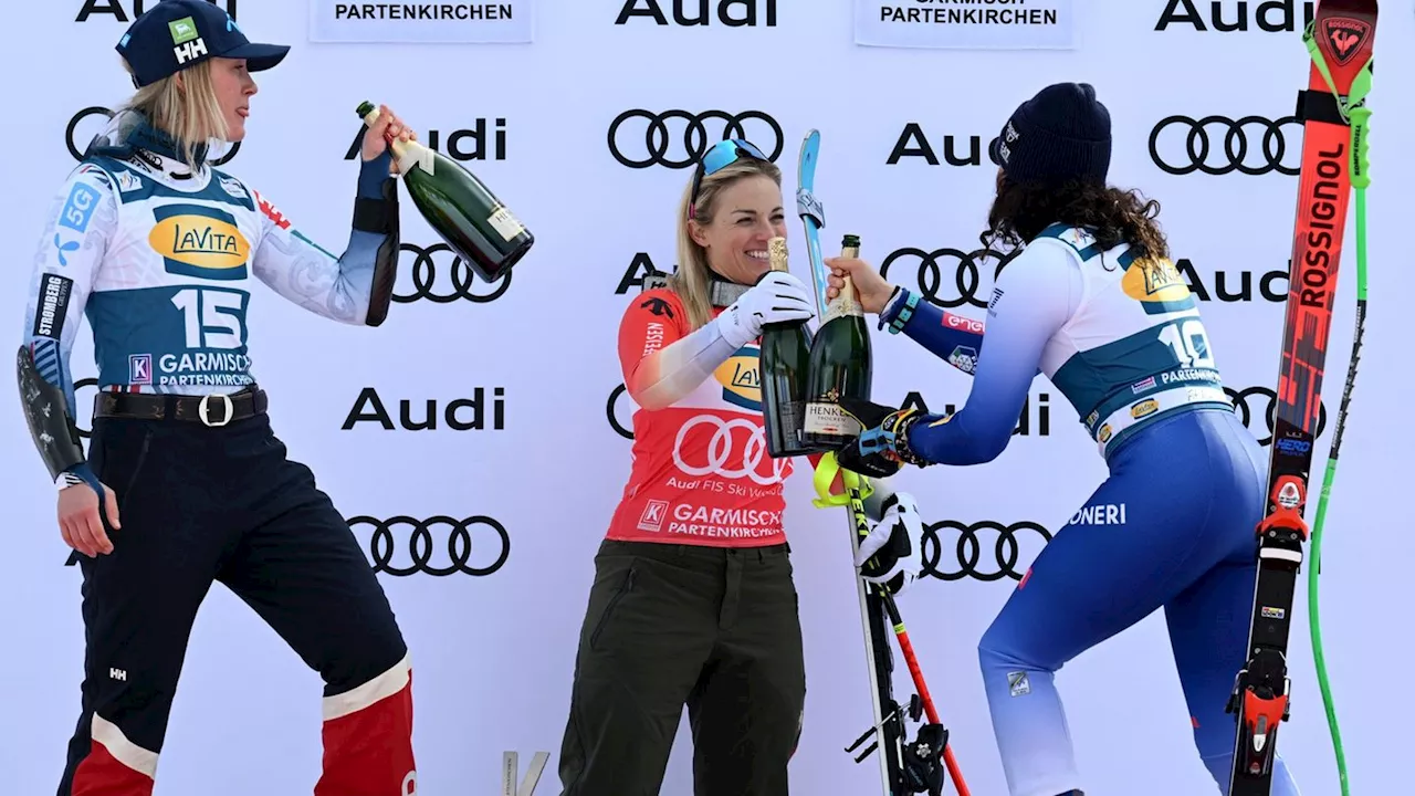 Lara Gut-Behrami siegt im Super-G auf der Kandahar-Piste