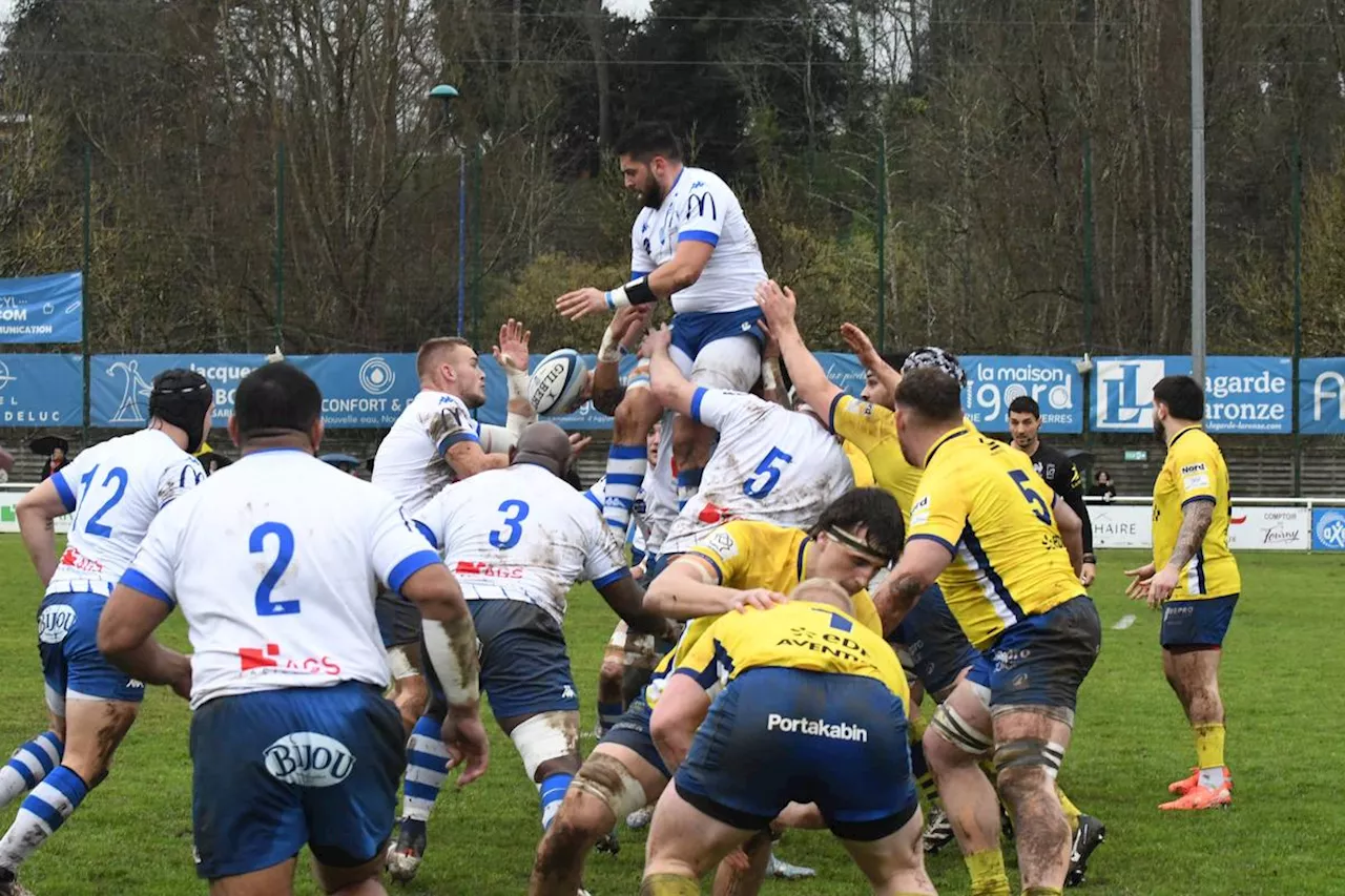 Rugby (Nationale) : le CA Périgueux a fait face aux éléments