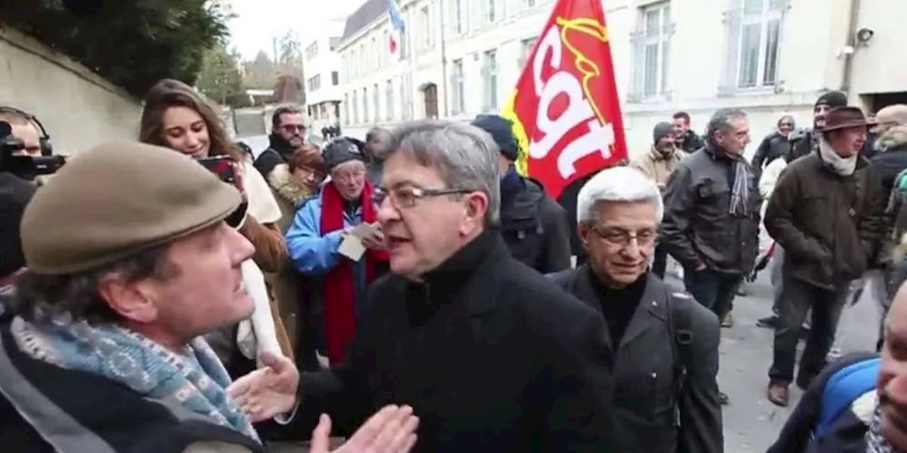 « Va voir les mecs de droite » : la vidéo de Mélenchon face aux cheminots de Périgueux qui a fait le tour du web en 2017