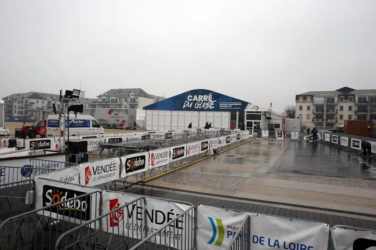 Vendée Globe et tempête Herminia : le village de la course fermé au public, les accostages de Dutreux et Crémer compromis