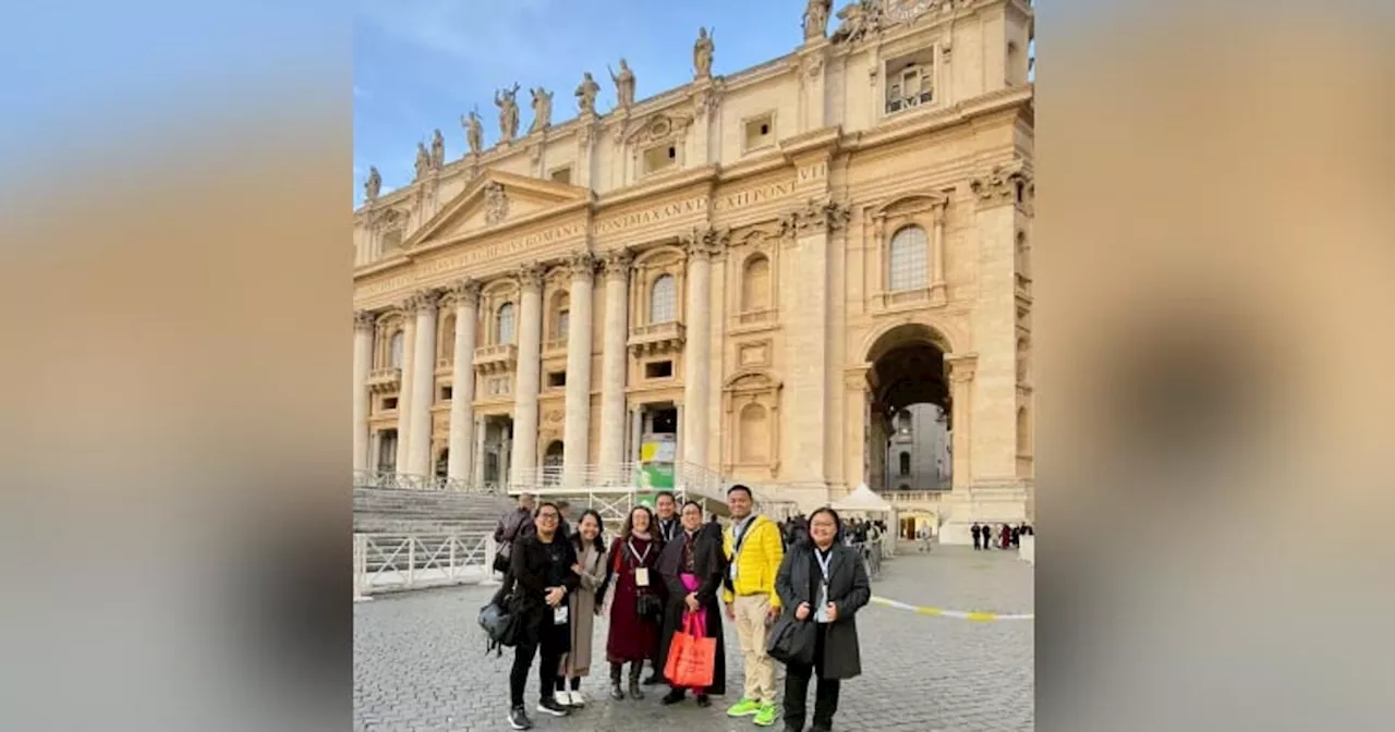 Cebuana orphan meets Pope Francis