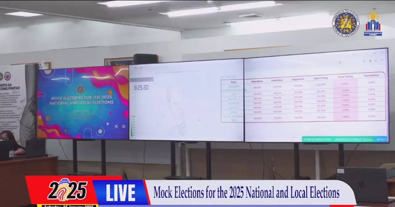 Comelec Successfully Conducts Mock Elections for May 2025 Polls