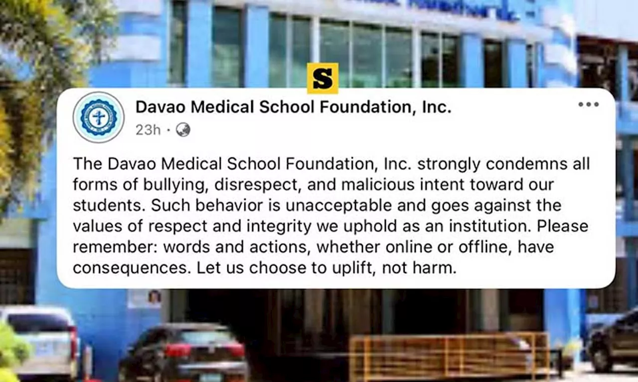 DMSF condemns bullying, calls for respect