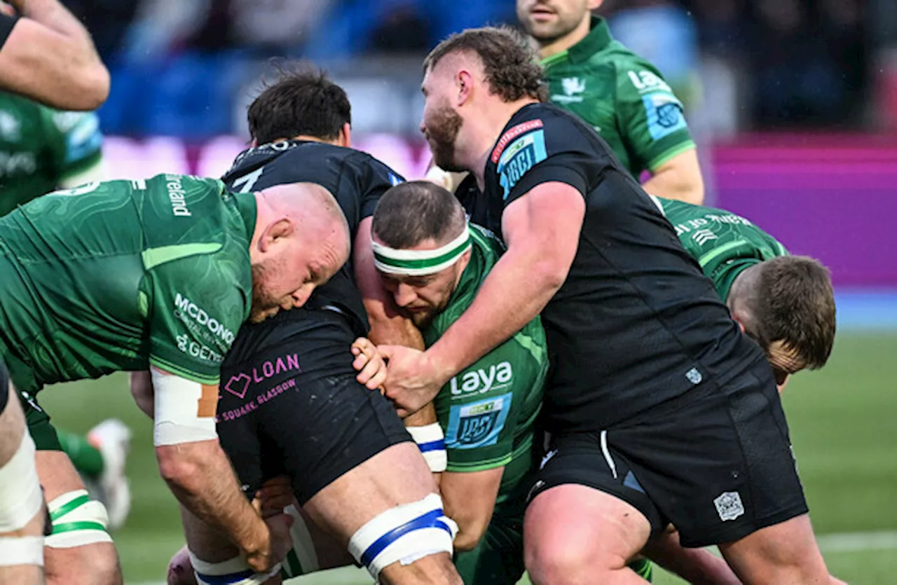 Connacht slump to a sixth defeat in seven URC games in Glasgow