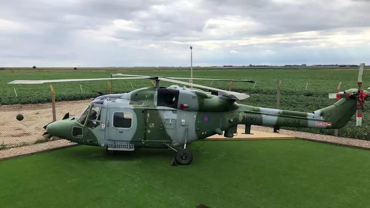 Stay the Night in a Real Military Helicopter for £81