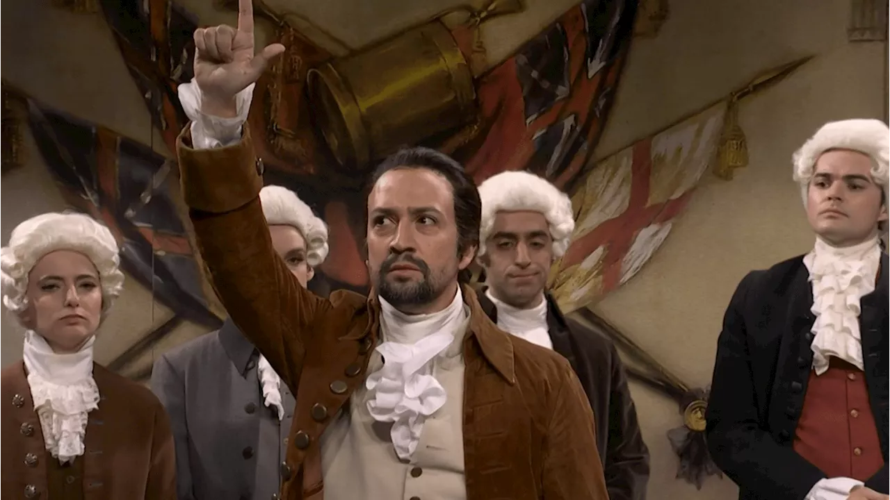 Lin-Manuel Miranda Reprises Alexander Hamilton Role During ‘SNL’ Founding Fathers Cold Open