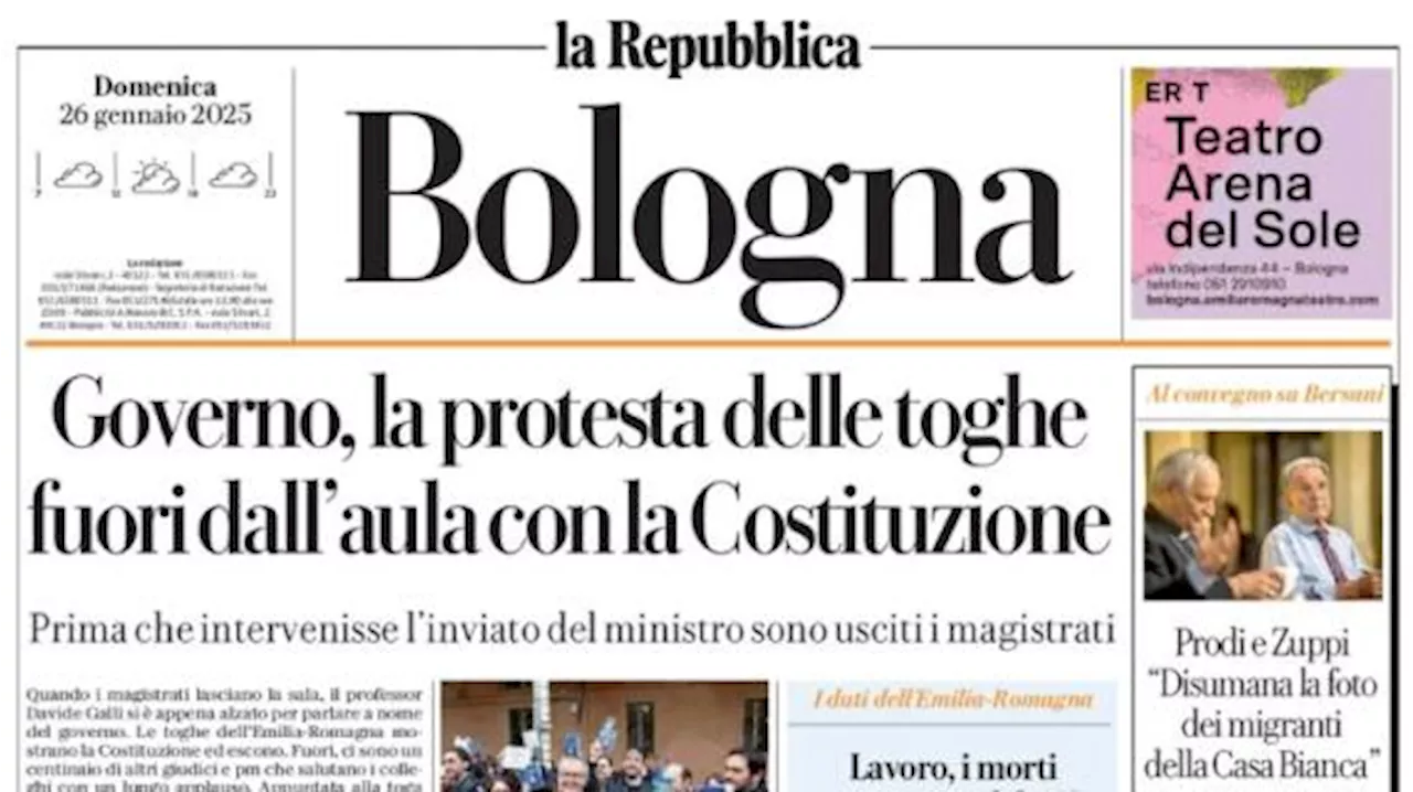 La Repubblica (ed. Bologna): 'Una magia di Dominguez, il Bologna pareggia a Empoli'