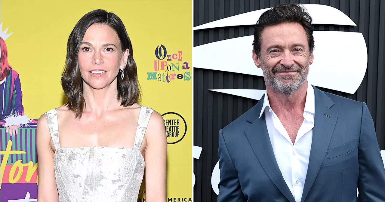 Sutton Foster Supports Hugh Jackman at 'From New York, With Love' Show