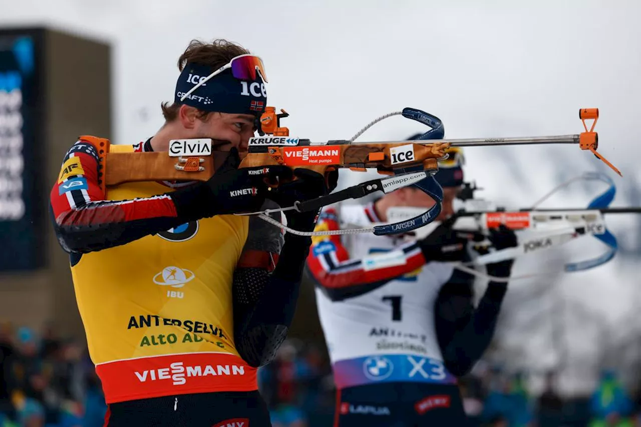 Sturla Lægreid vant sprint i Anterselva