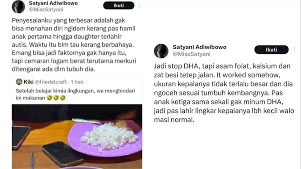 Pengalaman Ibu Kehamilan Viral: Kerang dan DHA Dihubungkan dengan Autisme