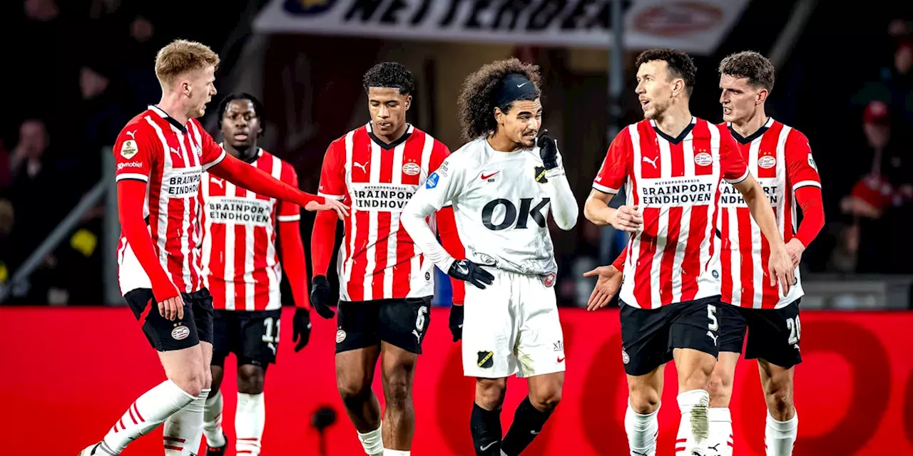 PSV wint moeizaam van NAC