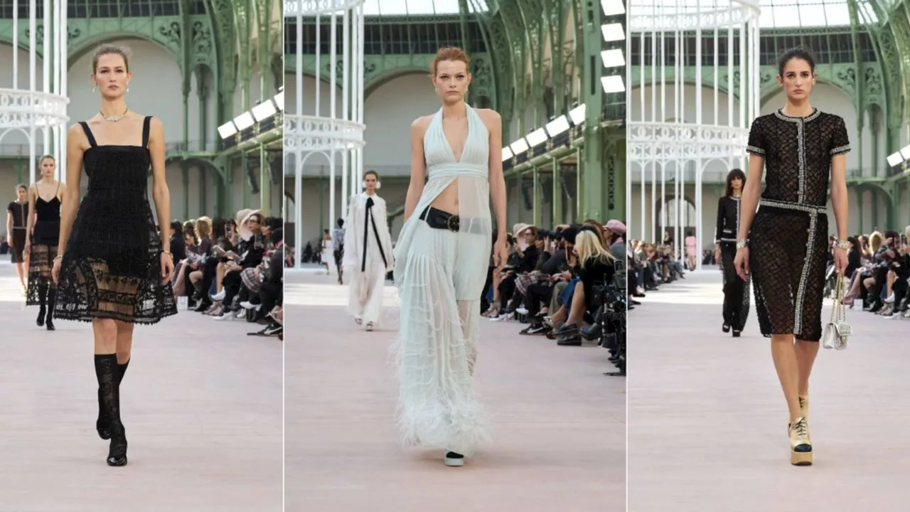 Los vestidos y faldas transparentes se apoderan de la colección Primavera-Verano 2025 de Chanel