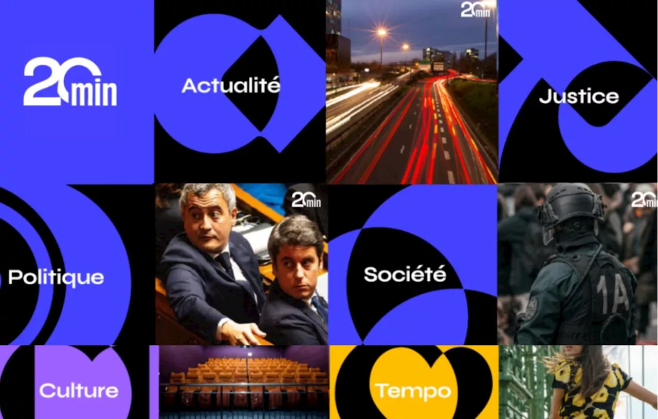 20 Minutes dévoile un nouveau logo et identité visuelle