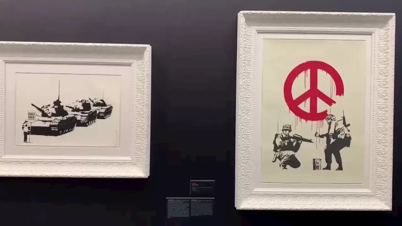 Una exposición en Roma une a Warhol y Banksy por su impacto global